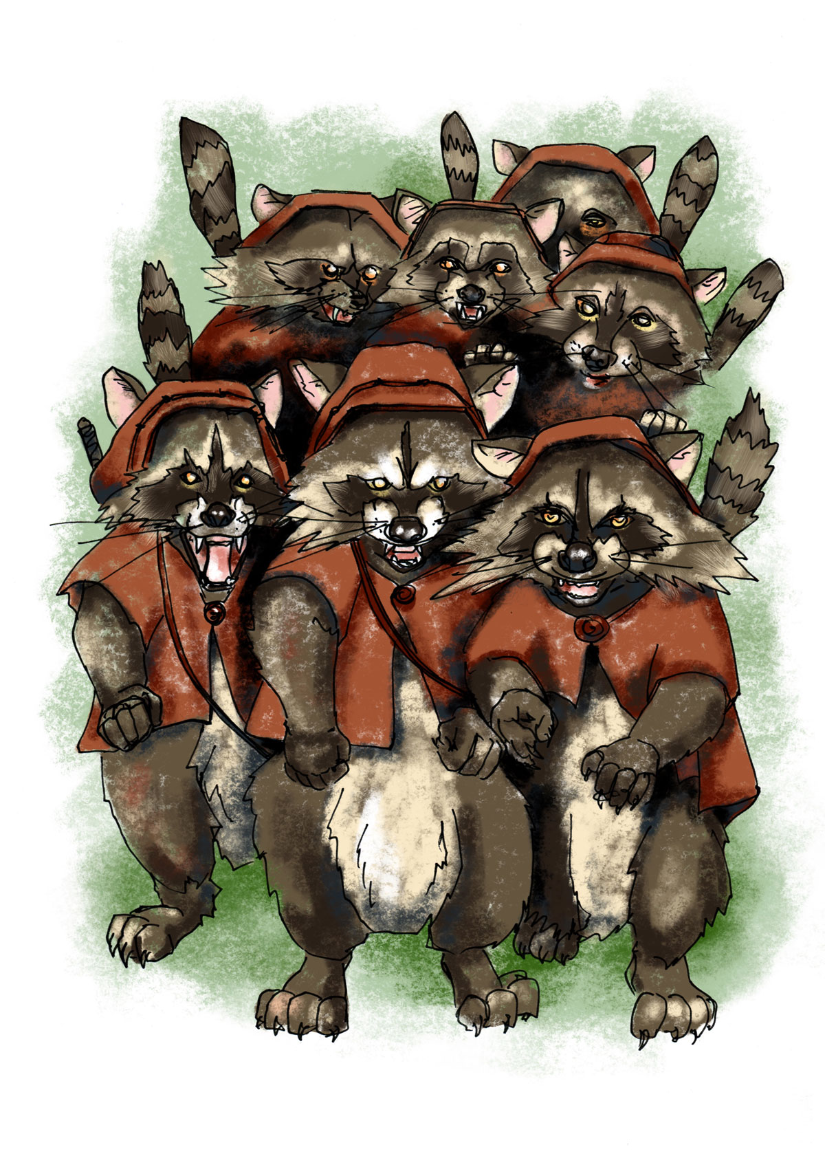 Watercolor interior illustration from Crodor the Ancient, Chapter 13